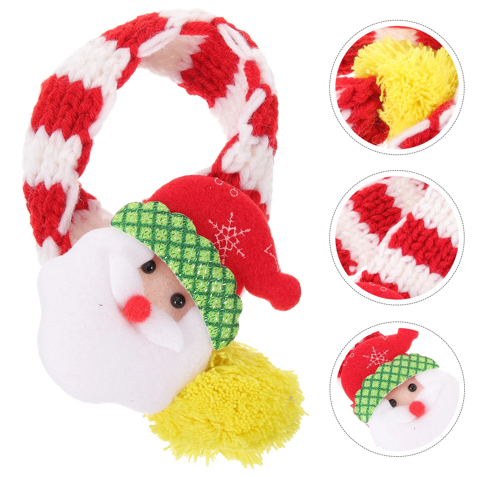 

Christmas Santa Clause Pet Scarf Warm Comfortable Knit Cat Dog Scarf Christmas Gift Holiday Decor Dog Clothing
