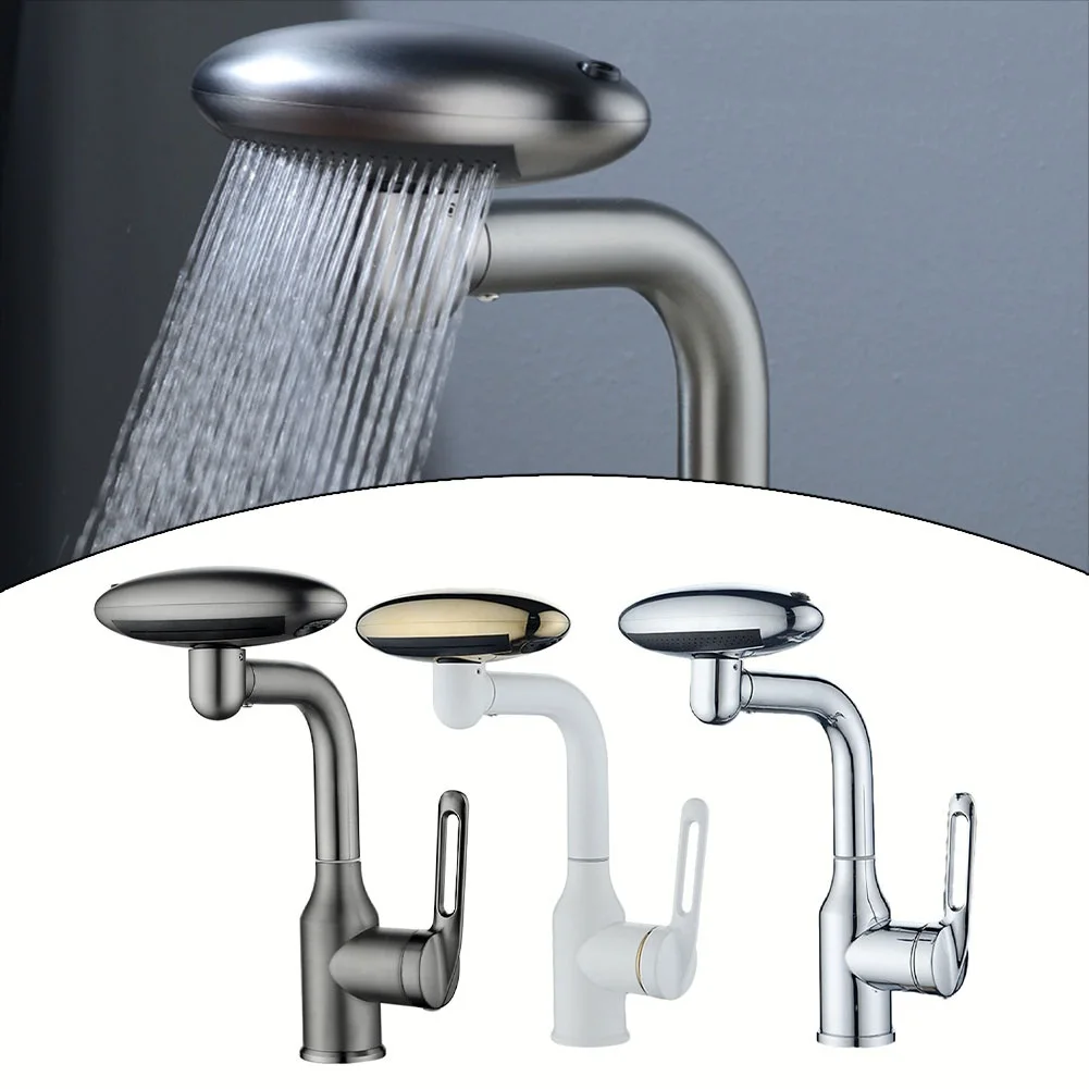 Imagem -05 - Multifuncional Waterfall Basin Faucet Melhoria Home Quente e Frio Grau de Rotação Spaceship Faucet Modos