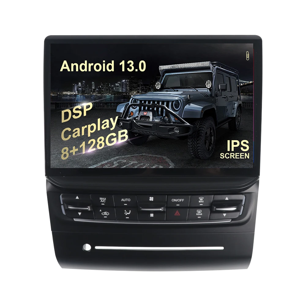 

10,26-дюймовый сенсорный экран Android для Maserati Quattroporte 2013– 2017, автомобильный Carplay, мультимедийное радио, GPS-навигация, головное устройство