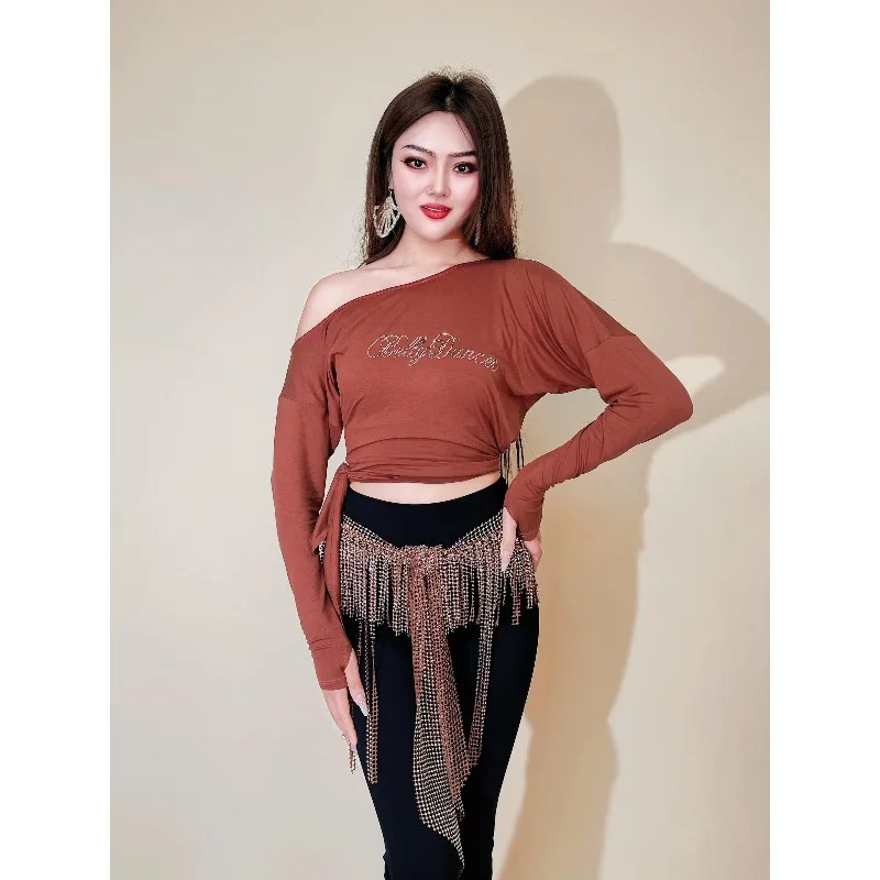 Customized Belly Dance Costumes Modal One Collar Top