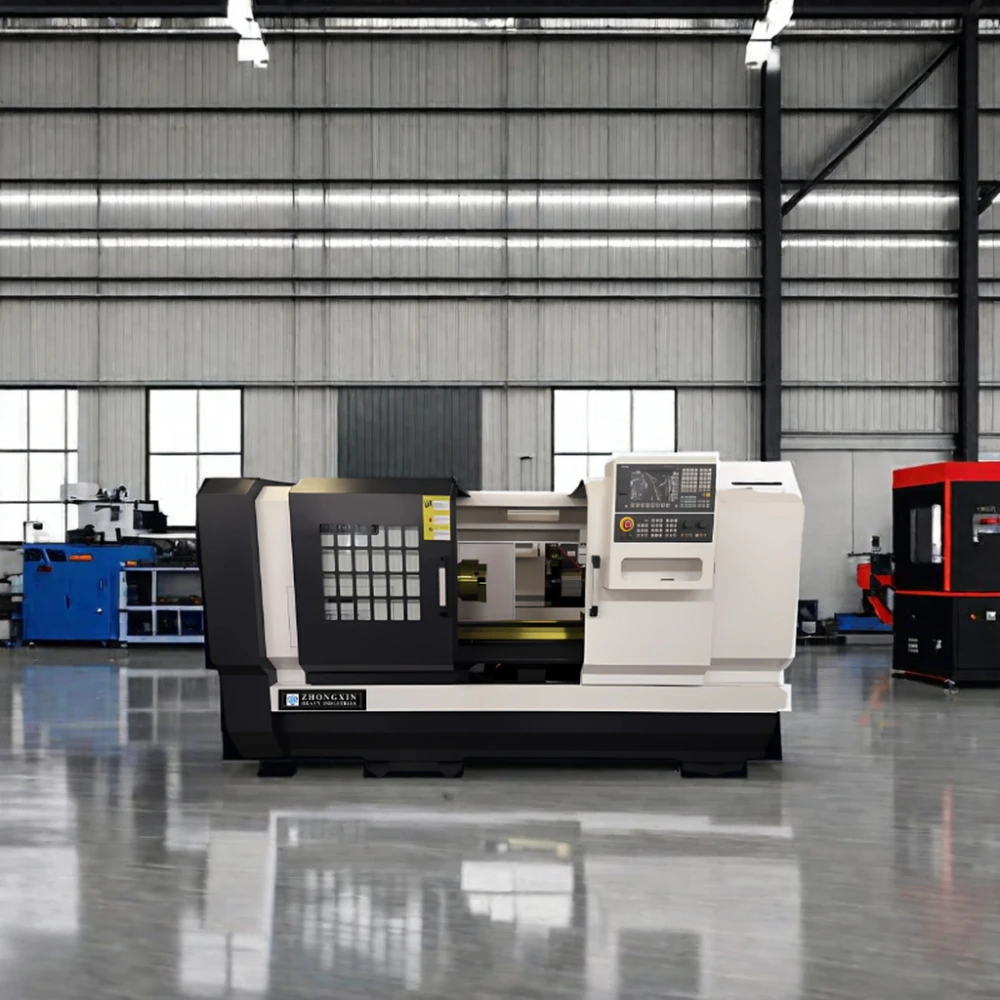 

【Hot】Hot Selling CNC Y Axis Lathe Good Quality CK6150 Multifunctional Digital Horizontal Lathe with C Axis Flat Bed