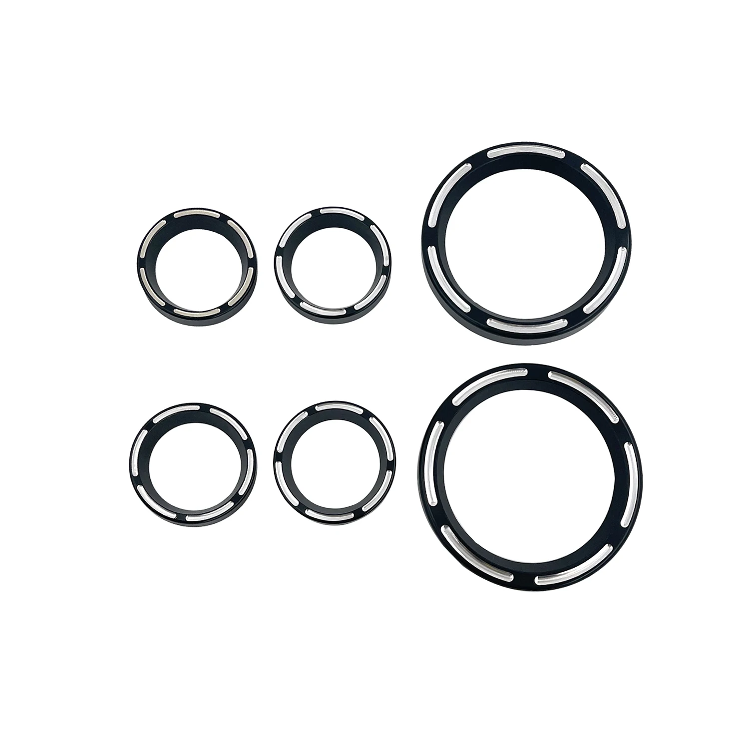 Black Speedometer Instrument Cover Burst Gauge Bezel Trim For Harley Electra Street Road Glide Ultra Classic FLHX FLHT 1996-2013