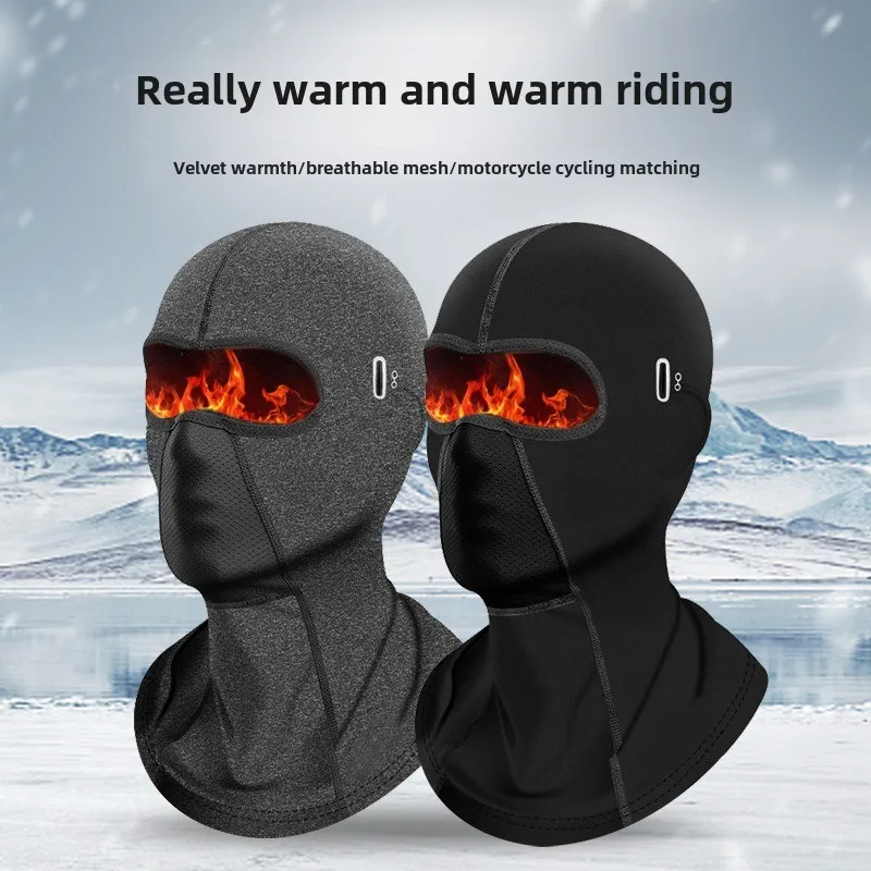 

Outdoor Winter Warm Cycling Face Mask Motorcycle Helmet Head Cover Fleece Windproof Men Women Sport Scarf Ski Bicycle Cap Gift