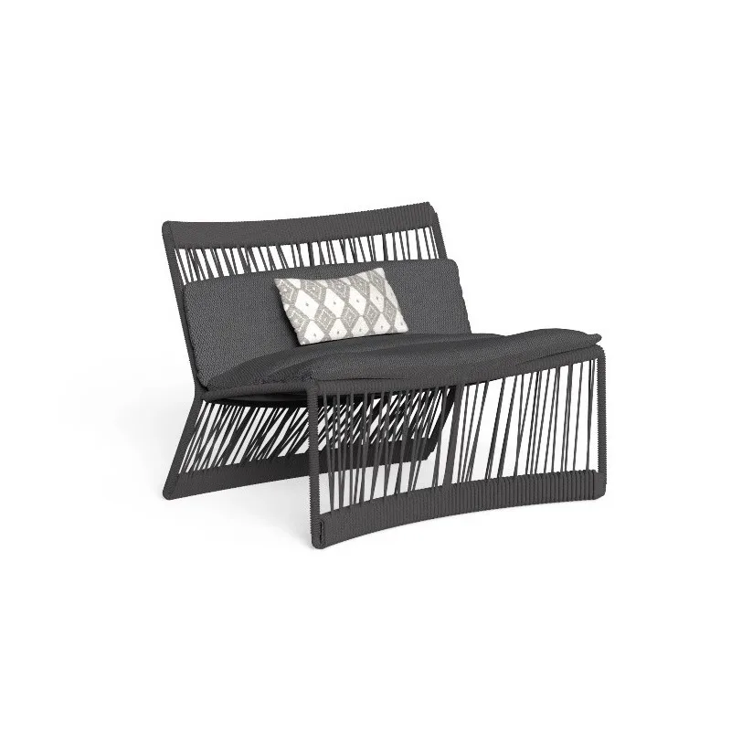 

Nordic outdoor villa courtyard leisure rattan sofa hotel bed and breakfast table and chair combination waterproof and sunscreen