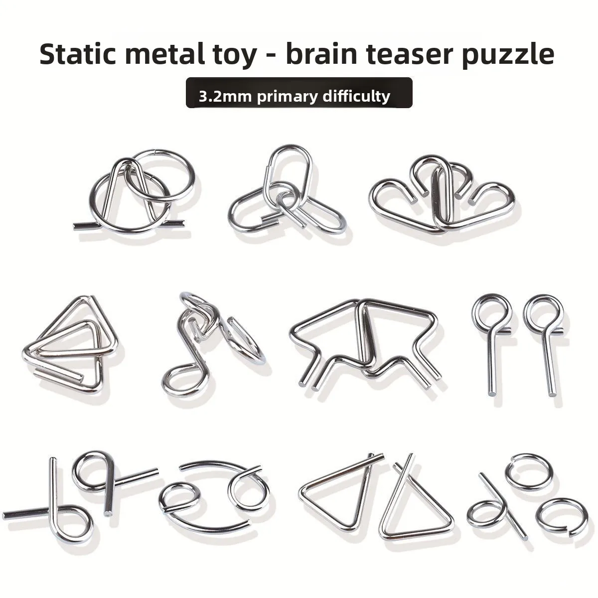 Desafío cerebral popular, entrenamiento de concentración, alivio de la ansiedad, juguete educativo transfronterizo, inteligencia multinivel