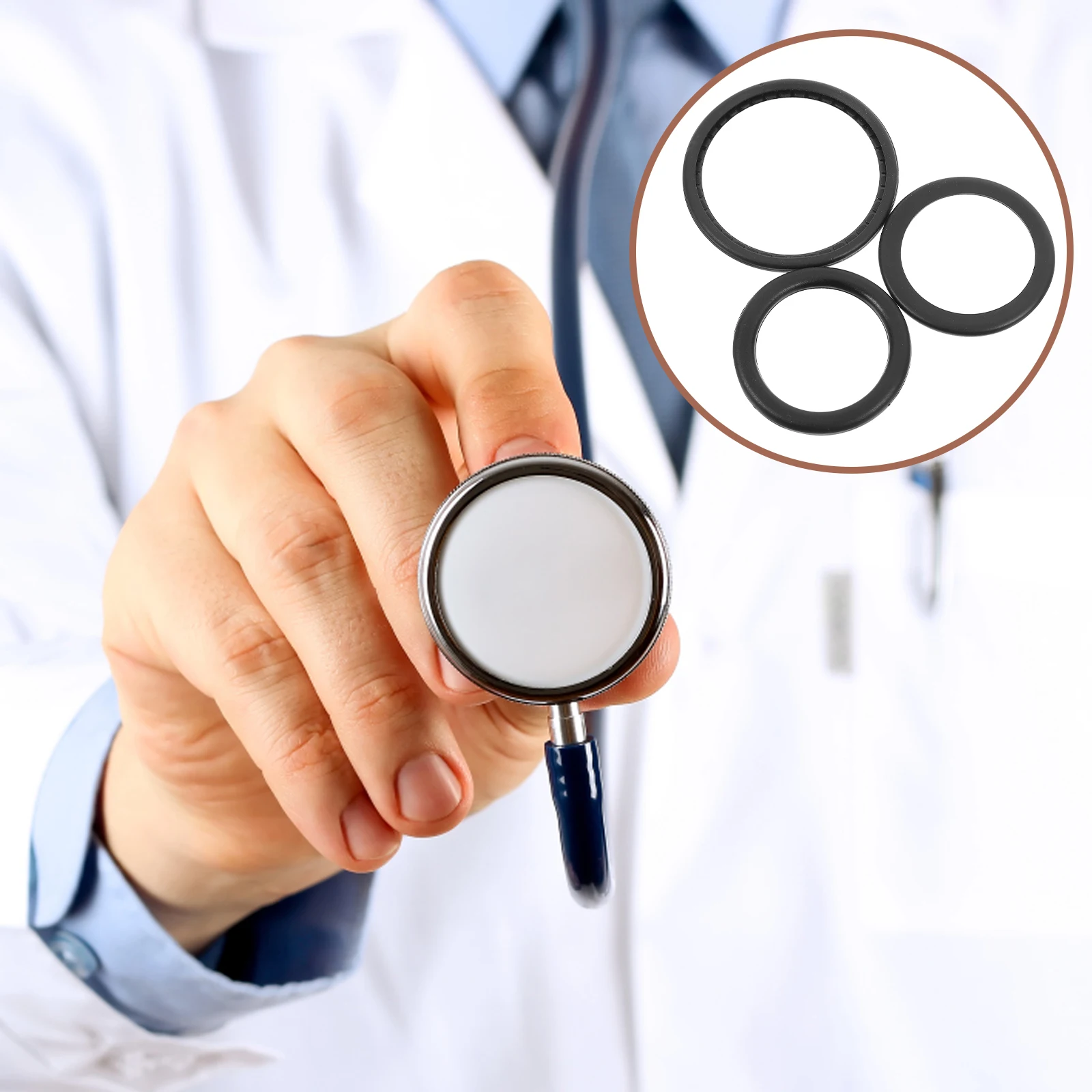 

Stethoscope Diaphragm Replacement Parts Accessories Frequency Conversion Child Adult Medical Teaching Equipment Versatile