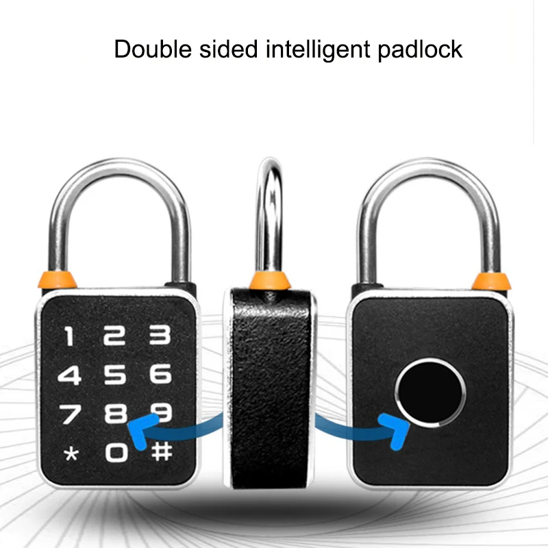 

Biometric Fingerprint Unlock: This Smart Padlock Advanced IP65 Waterproof Smart Padlock With Keyless Biometric Fingerprint And