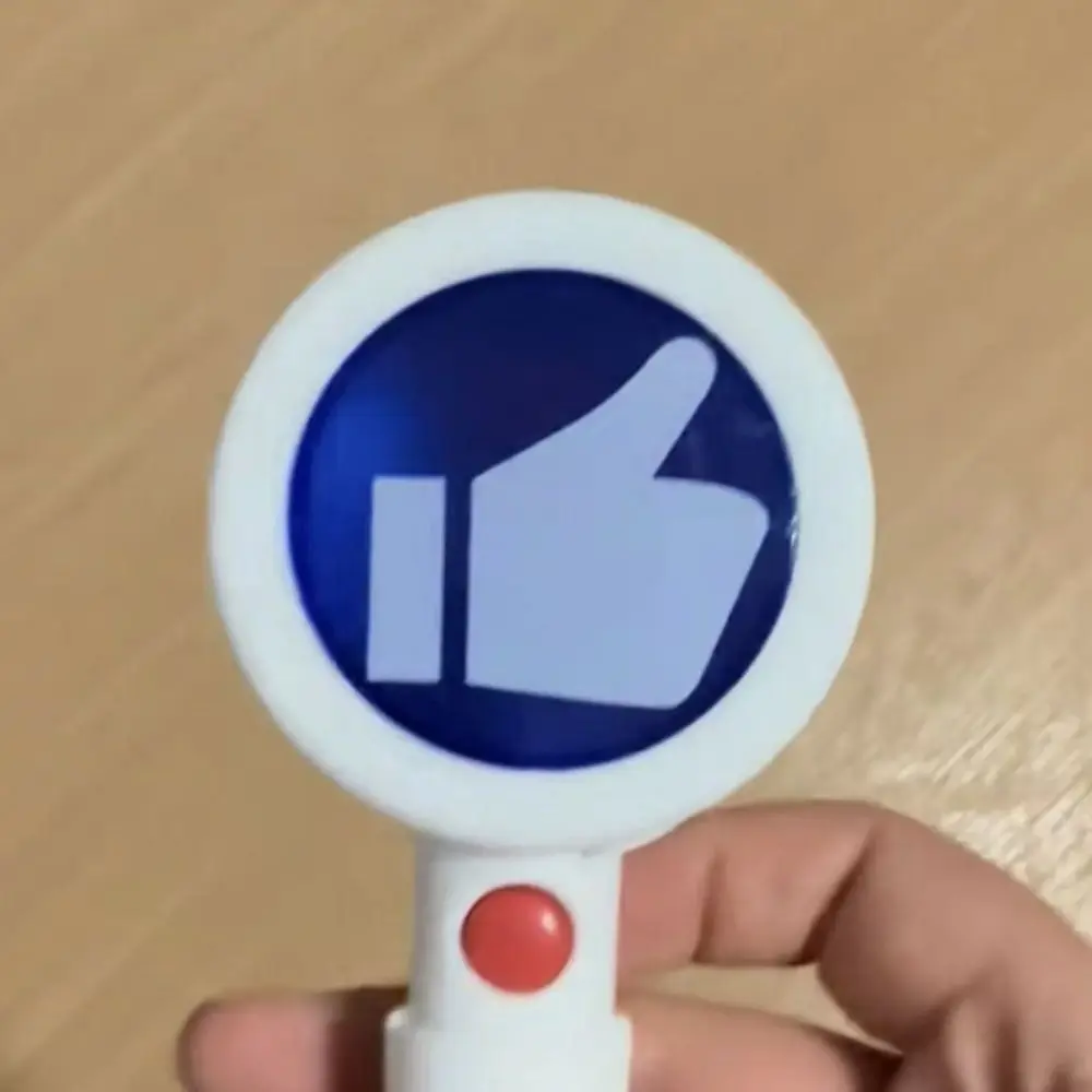 Nieuwigheid Dubbelzijdig Geluidsspeelgoed Spraakreactie Mini Capsule Handpeddel Speelgoed Abstract Nieuwigheid Elektronisch Bureauornament Prank Decor