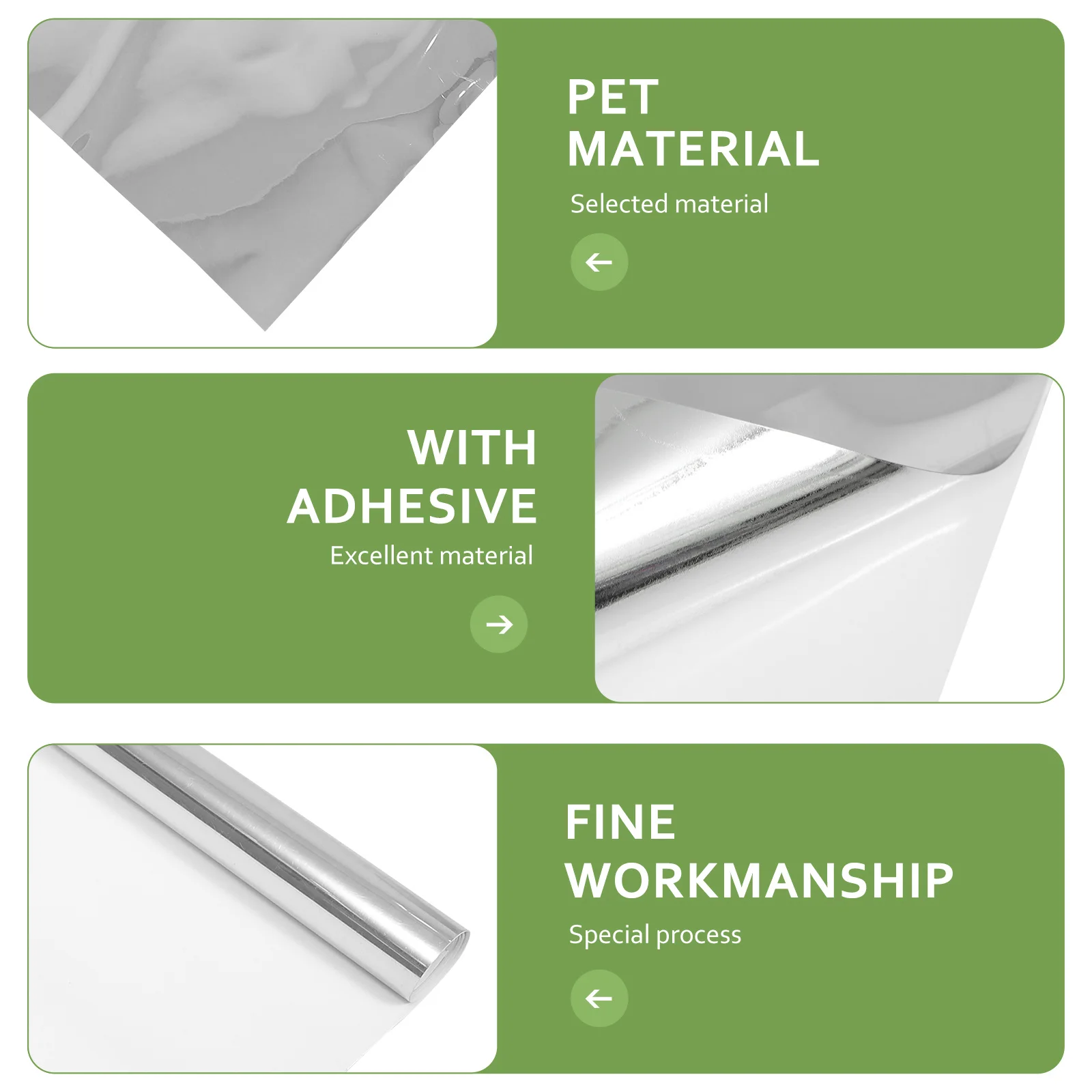 

DIY Mirror Wall Sticker Waterproof Bathroom Decal Creative Self Adhesive Mirror Films Home Decoration