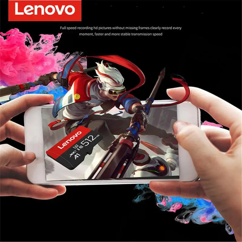 Original Lenovo Memory Card 128GB Class 10 V60 TF Card 1TB Mini SD Card 512GB A2 U3 Micro Card 2TB High Speed TF Card