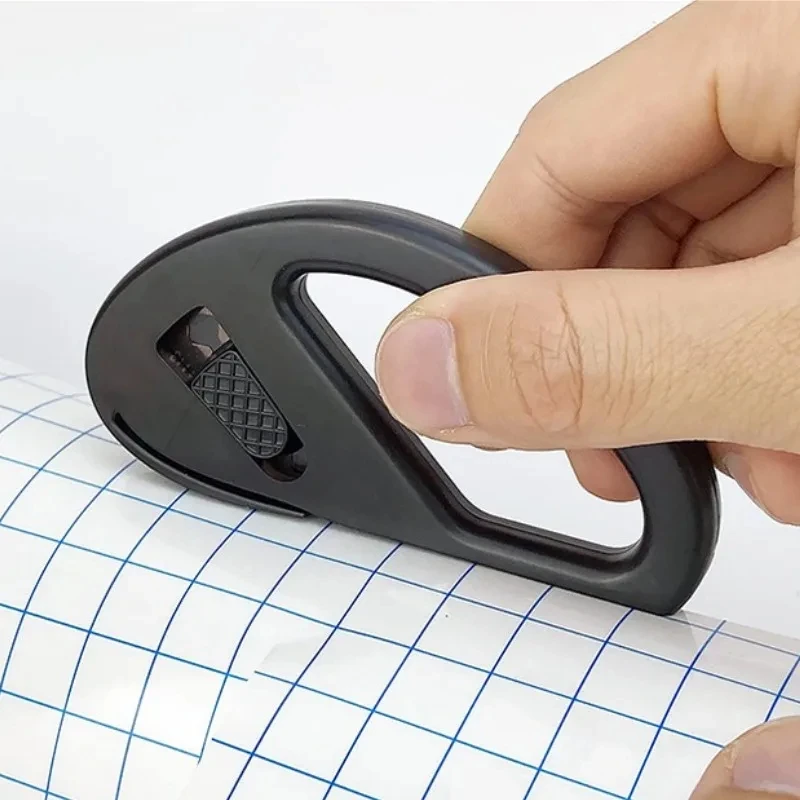 قاطعة ورق التغليف المحمولة سهلة الانزلاق مع تصميم شفرة آمنة، يمكن أن تحقق القطع والتغليف المثالي، مريحة وسريعة #2