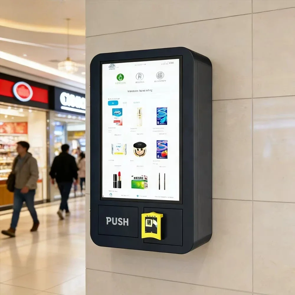 Wall-Mounted Small Vending Machine, Custom Automatic Device with ID Card Reader & CE Certificate for Cigarettes & Small Items