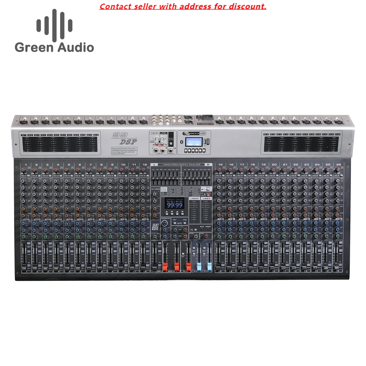 

GAX-GBA26 Professional Performance Mixer Dual Effect Device LED Screen Mixer With Factory Price