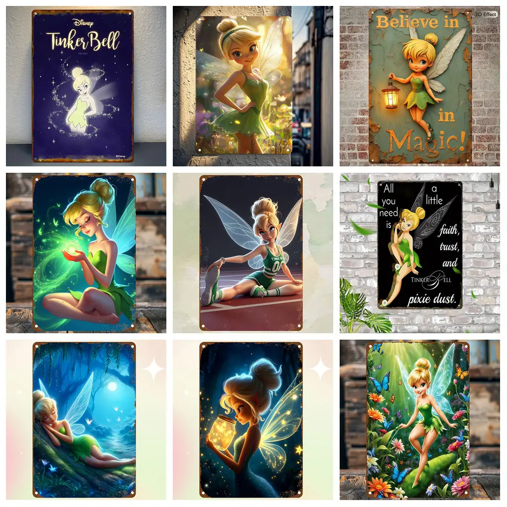 

Miniso Disney Dumbo - Themed Tin Signs Decor Metal Signs Tin Signs Captain Poster Decor for Bar Pub Club Wall Decoration