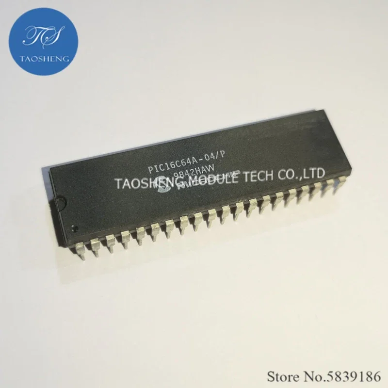 1pcs 100% New&Original PIC16C64A-04-P DIP40【TAOSHENG】MODULE #TS10038