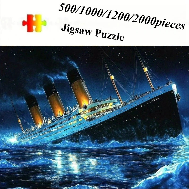 

500 PCS Jigsaw Puzzle Landscape Pattern Puzzles, Perfect for DIY Creative Fun with Family,Gift ,teasing Toy
