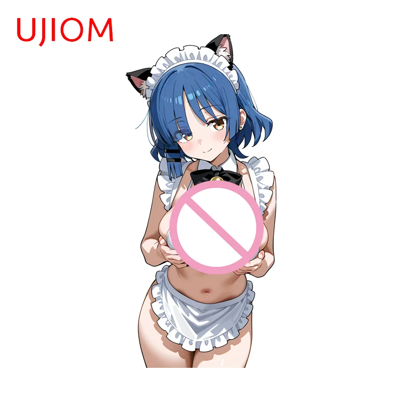 UJIOM Yamada Ryo Seductive Maid Outfit Wall Sticker Exquisite Enchanting Bedroom Decal Versatile Simulated Adhesive Decoration