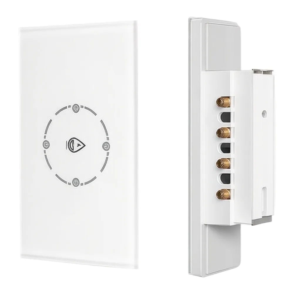 12*8*5cm for Smart WiFi Boiler Switch Voice Control Switch 20A High Power Rating Touch Control Interface Time Period Setting