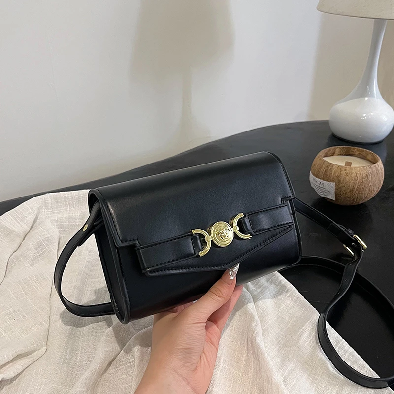 

Высококачественная женская элегантная винтажная сумка, роскошная кожаная сумка через плечо, классическая сумка на плечо, дизайнерский стиль