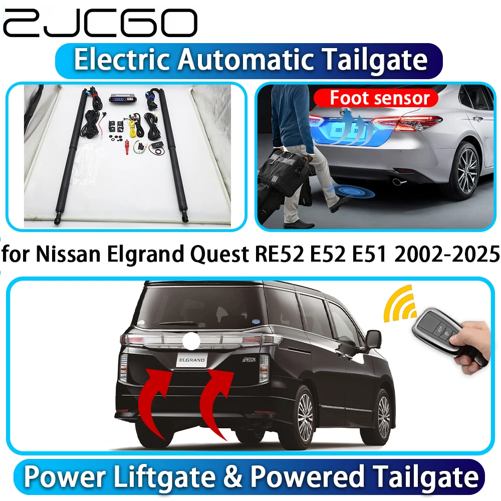 for Nissan Elgrand Quest RE52 E52 E51 2002-2025 OEM Automatic Power Liftgate Powered Tailgate Intelligent System Trunk Lift Kit