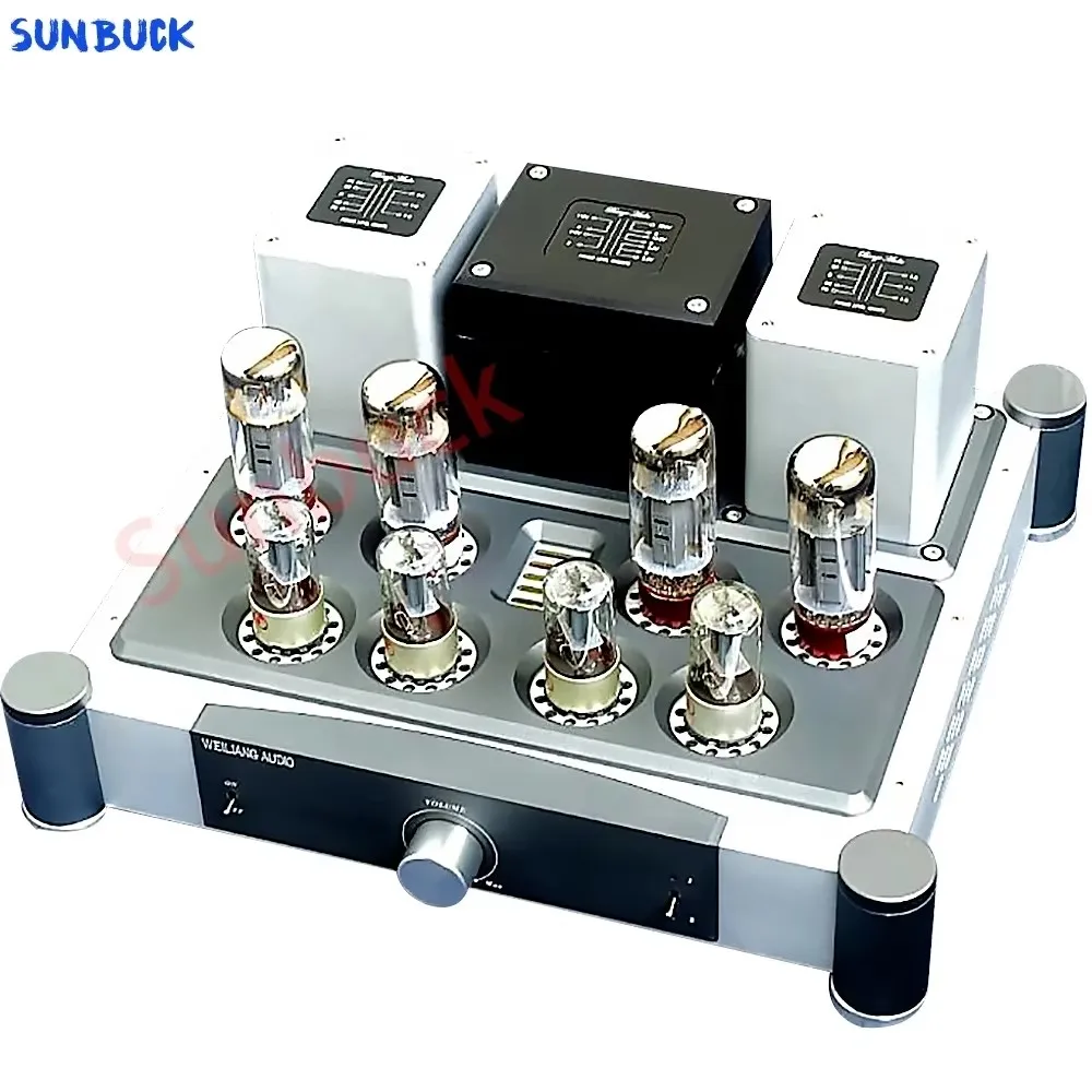 Sunbuck A40X2 6H8C 6SN7 プッシュプル EL34 真空管アンプ パワー 40W 2.0 HIFI アンプ