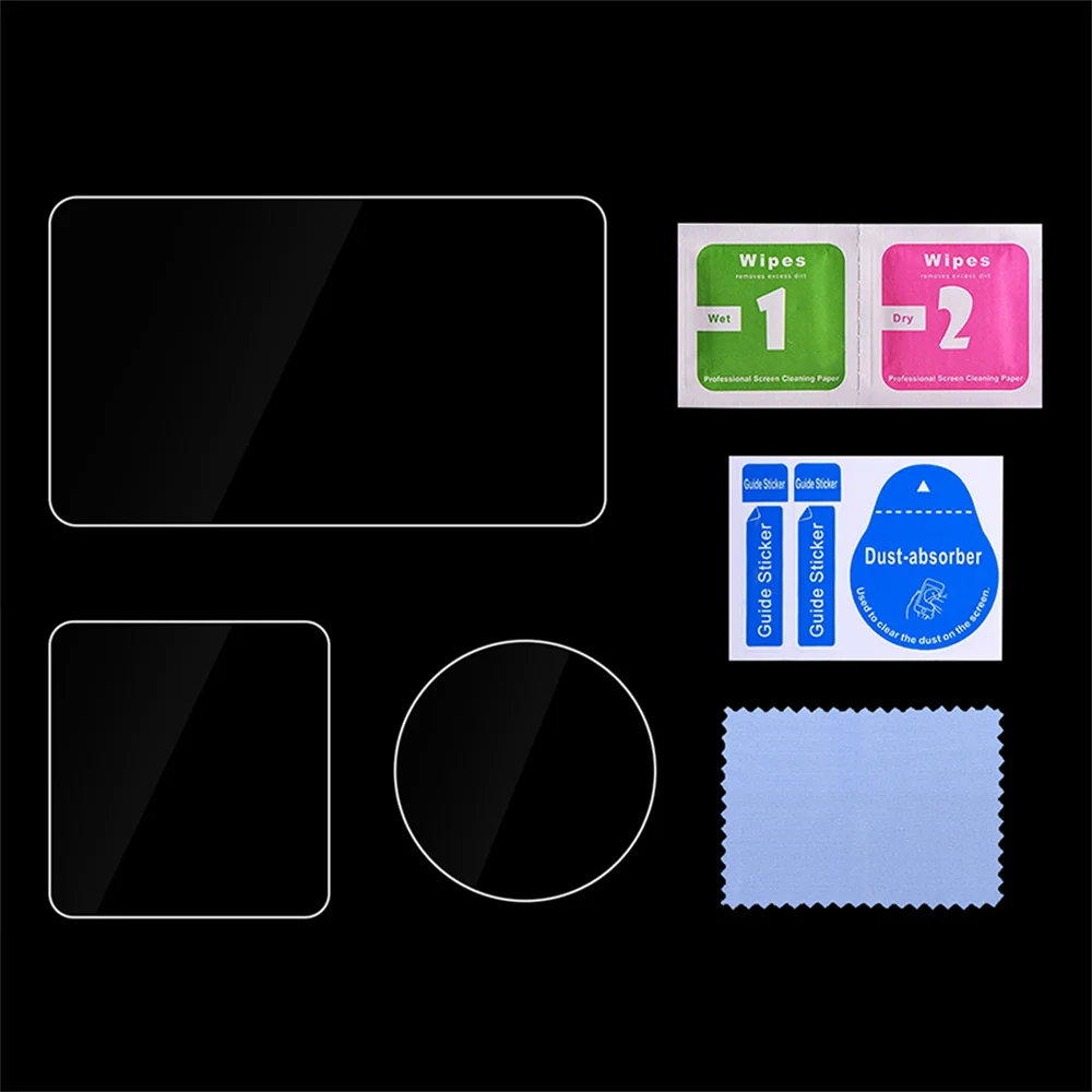 For DJI Osmo Action6 Full Coverage Tempered Glass Screen Lens Protector Set Action Camera Accessories