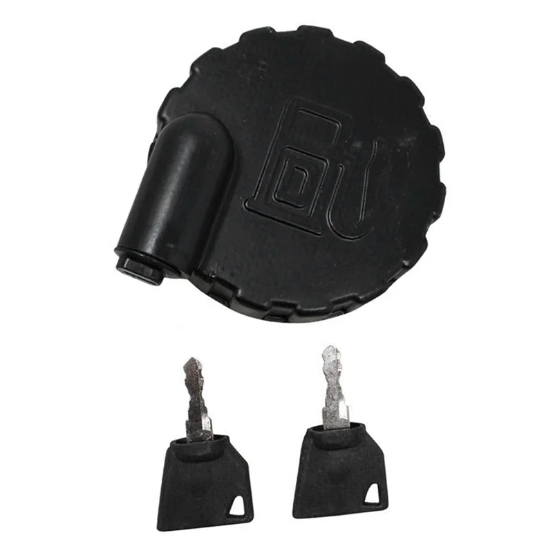 غير عادية 1 قطعة 331/45908 331/33064 غطاء الوقود خزان الوقود غطاء قفل جانبي أسود مع 2 مفاتيح لحفارة JCB 3CX 3CXE 4CX 4CS