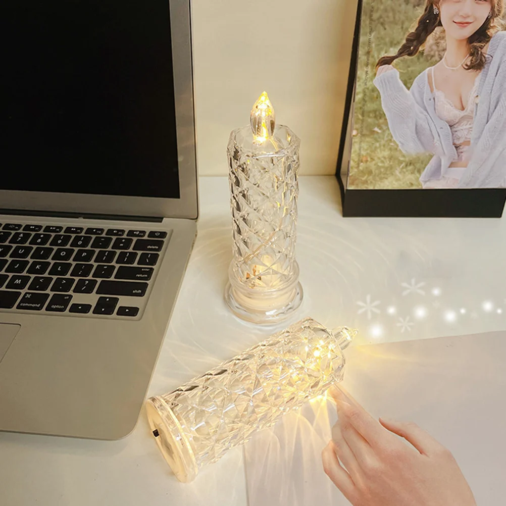 Led Creative Night Lamp For Bedroom Romantic Tabletop Decorative Light Simulation Lamp Bedside Night Light