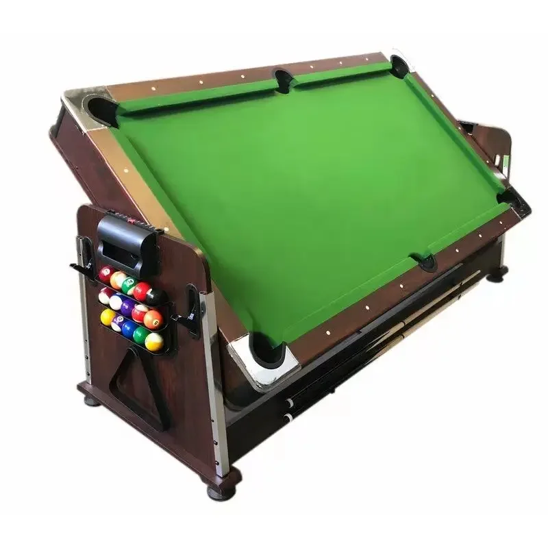 

Modern revolving 4 in 1 multi game billiard pool air hockey table top