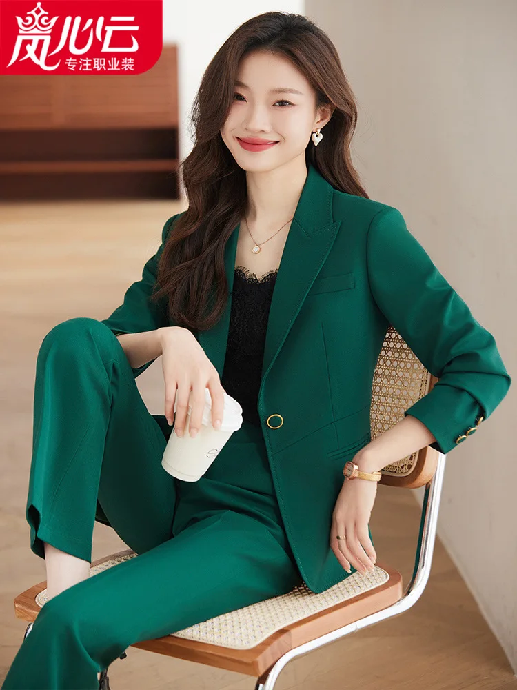 New Early Spring Business Suit Tailored Suit Formal Clothes Women's Suit Overalls Dignified Goddess Fan High EndOLWorkplace8808