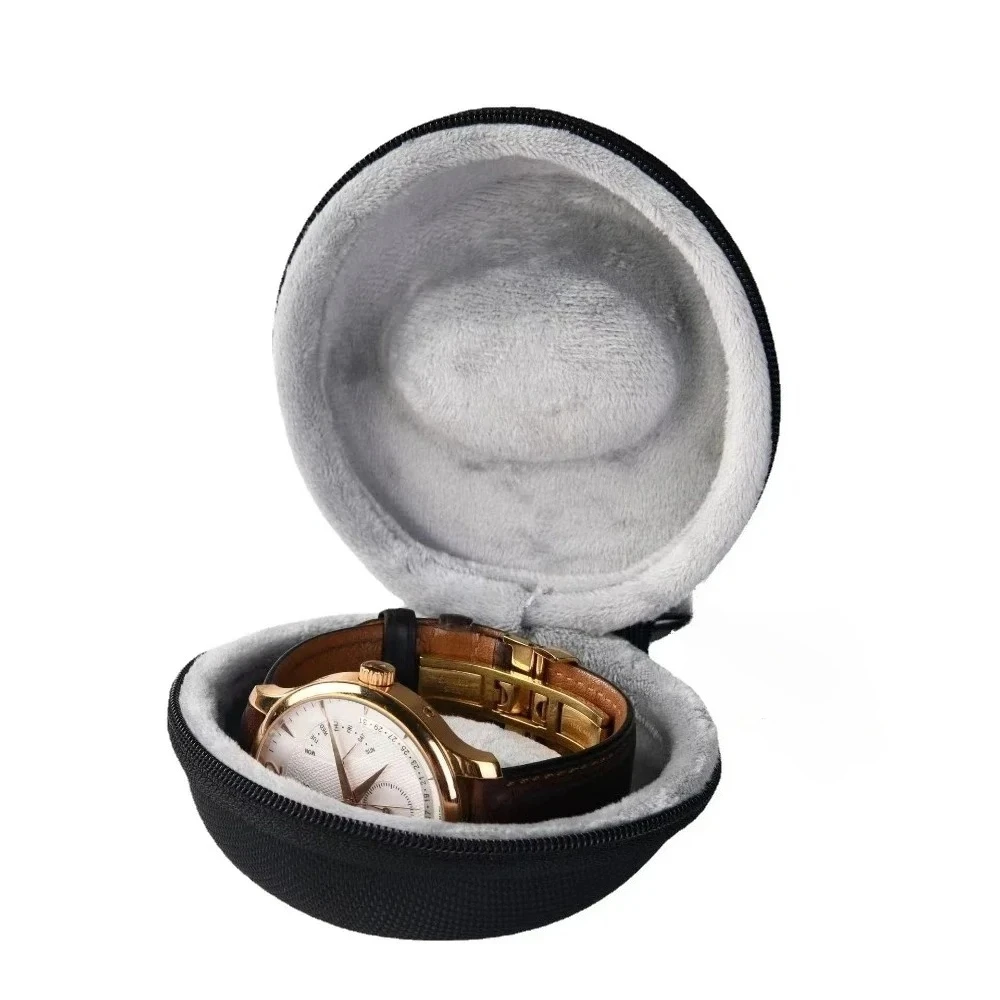 1Pc Travel Case Portable Storage Box For Single Watch Shock And Impact-resistant For Wristwatches Smart Watches