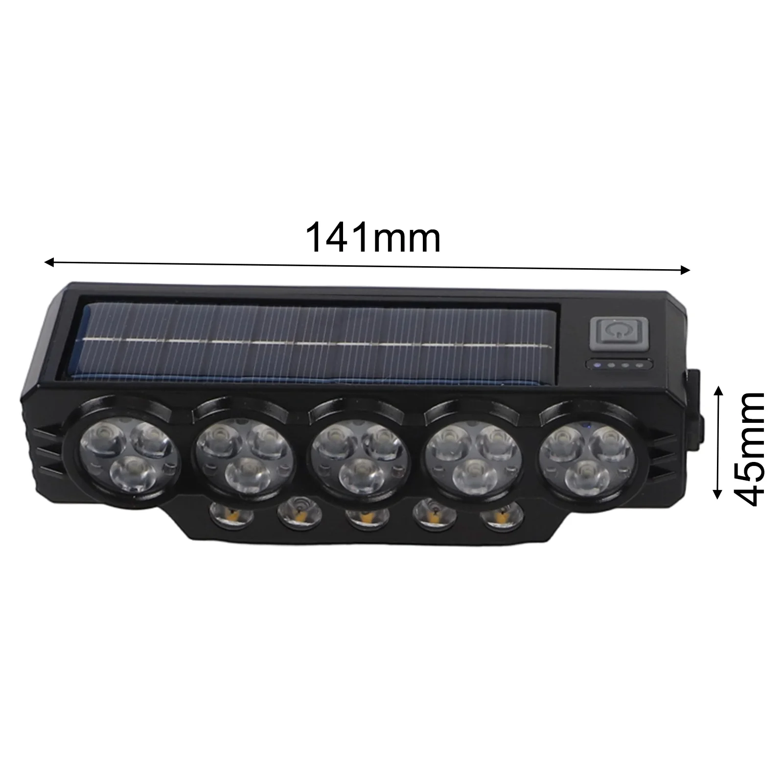 

Bicycle Lighting With Alarm Alarm Weight 26g USB Rechargeable Headlight 3-5 Hours Battery Life ABS Material Construction