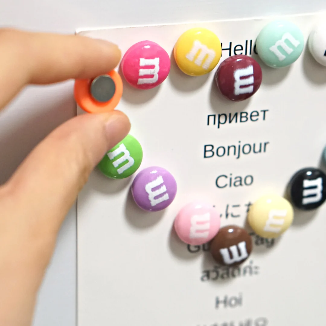 Colorful Candy Fridge Magnets Photo  Home Refrigerators Decor Magnetic Sticker Small Gift Stickers