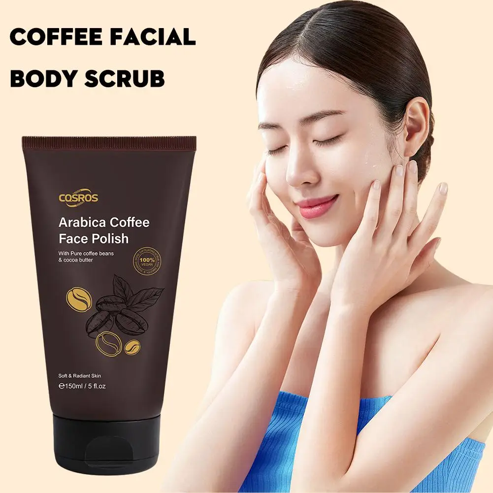 Koffie Scrub Body Scrub Exfoliators Crème Gezichts Dode Zeezout Voor Het Bleken Van Hydraterende Anti Cellulitis Behandeling Acne Q3s8