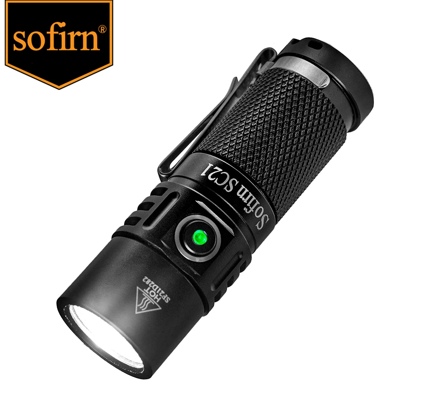 Sofirn-SC21 Mini 16340 Светодиодный фонарик USB C 1000 лм Перезаряжаемый фонарик EDC с магнитным хвостовым индикатором питания