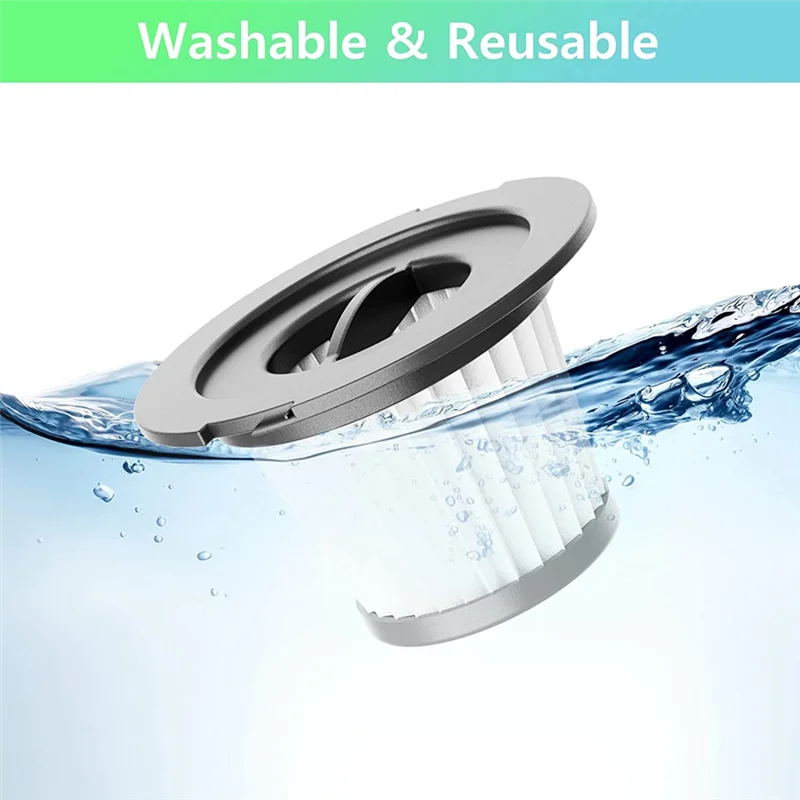 Substituição do filtro HEPA para aspirador sem fio, 6pcs