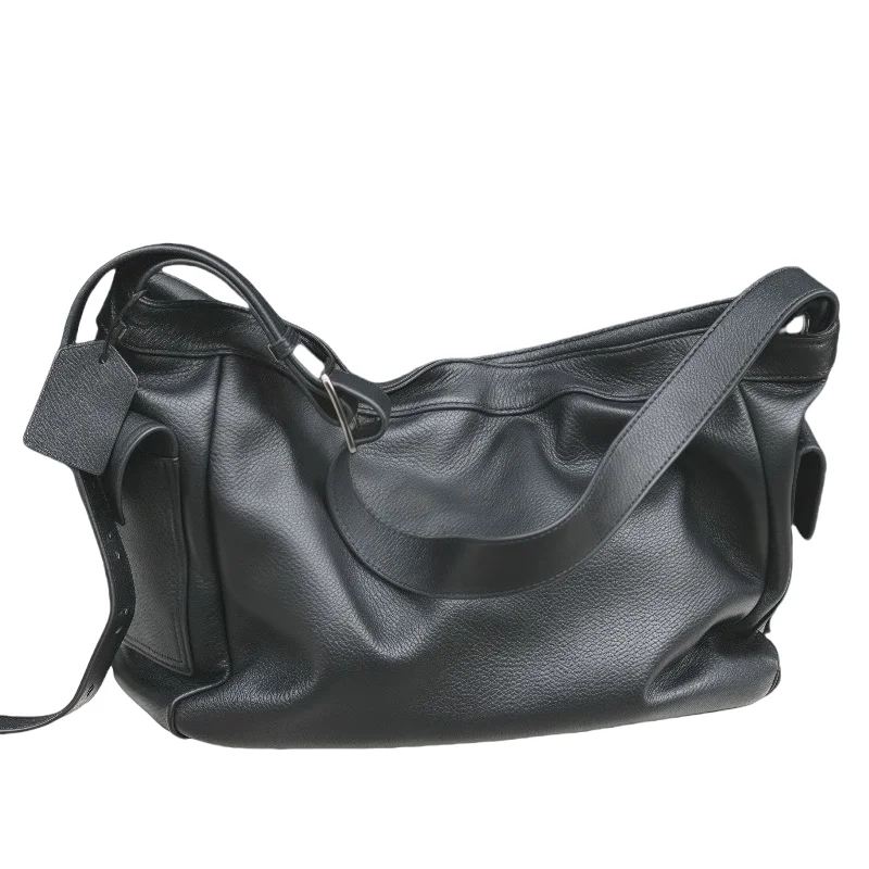 

Slouchy Genuine Soft Leather Tote Bag for Women Spacious Work Purse Adjustable Strap Versatile Shoulder Crossbody Messenger Bag