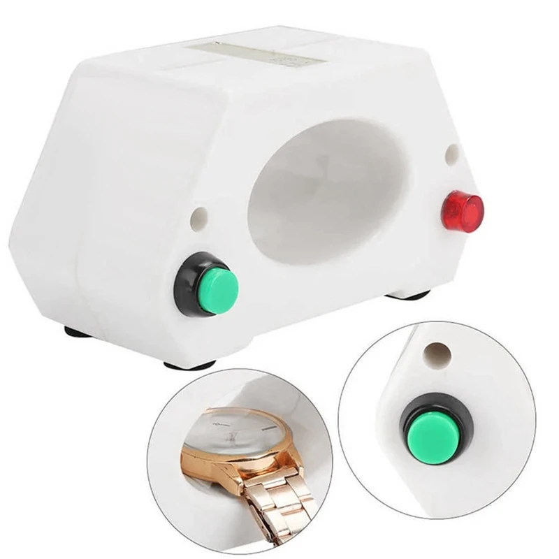 Mechanical Wristwatch Demagnetizer Watch Tool Time Fast Slow Adjusting Watchmaker Maintenance Demagnetizing EU Plug
