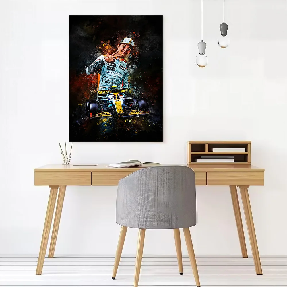F-Racing Poster Canvas Wall Art Custom Photo Print Modern Painting for Fans Bedroom Decorative Picture Man's Room Decoration