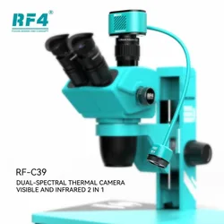 RF-C39 kamera termowizyjna na podczerwień mikroskop defektoskop podwójną widoczną i specjalną kamerę termowizyjną na podczerwień