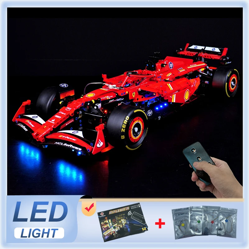 

Комплект светодиодных фонарей «сделай сам» для автомобиля LEGO 42207 Technic Sports SF-24 F1 (только светодиодный светильник, модель без блоков)