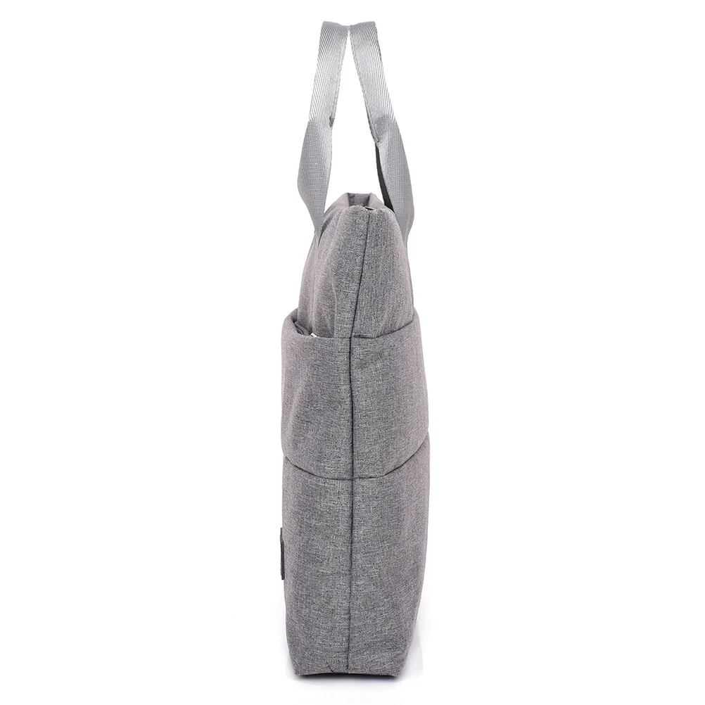 

Oxford Cloth Laptop Bag 16-Inch Lightweight Waterproof Business Briefcase File Folder Document Case for Women Grey