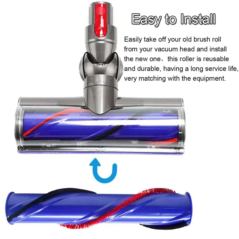 Wymienna szczotka rolkowa do akcesoriów do odkurzaczy bezprzewodowych Dyson V6, Old V7 porównanych z częścią 966821 -01, 966084 -01