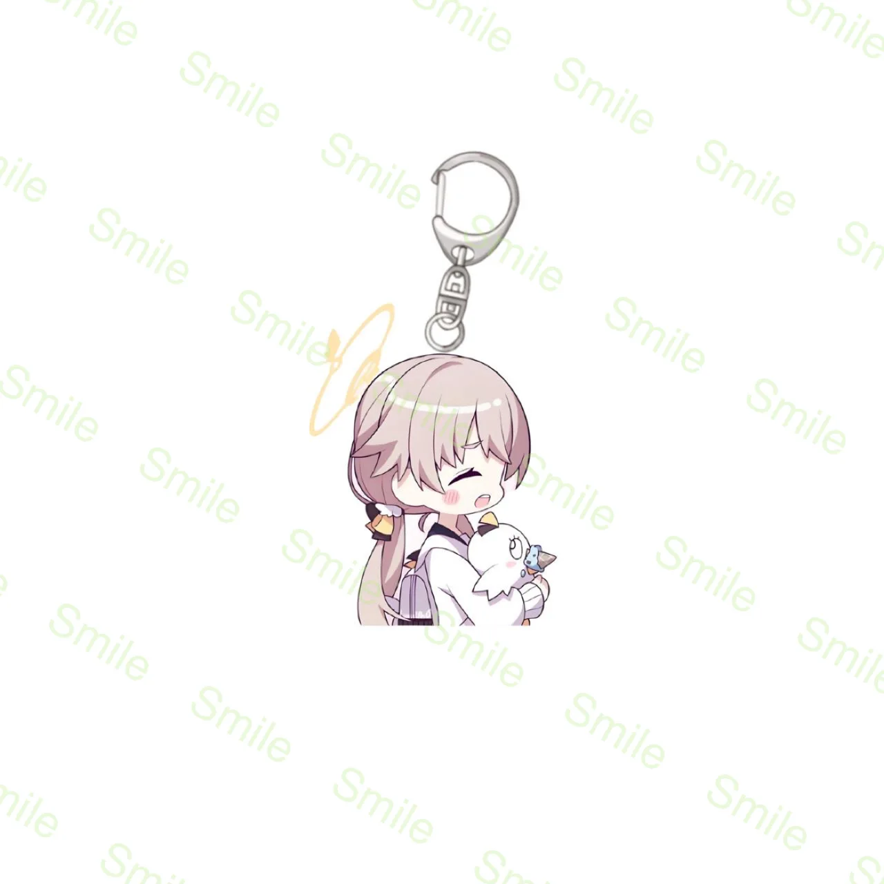 New Blue Archive Kuda Izuna Anime Acrylic Figures Keychain Cartoon Cute Bag Pendant Chaveio Women Car Keyrings 6CM