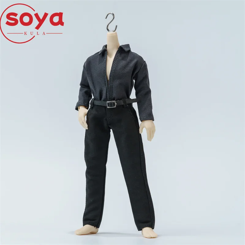 เสื้อผ้าโมเดลชาย 1/12 แจ็คเก็ต กางเกง เสื้อเชิ้ต กางเกงขายาว สำหรับฟิกเกอร์แอคชั่น ขนาด 1:12 Asi 3.0 Beriming BJD Notaman Mezco Soldier