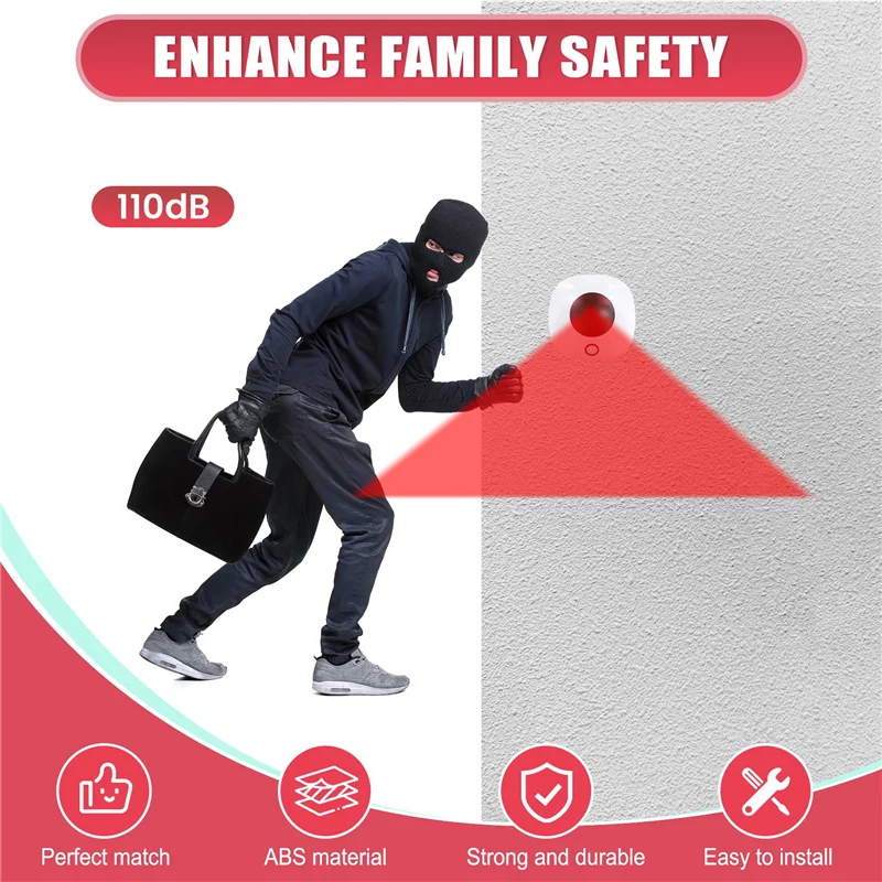 

A93P Smart Sound Light Alarm Siren WIFI 110Db TUYA Safety Protection Siren Home Alarm Security System