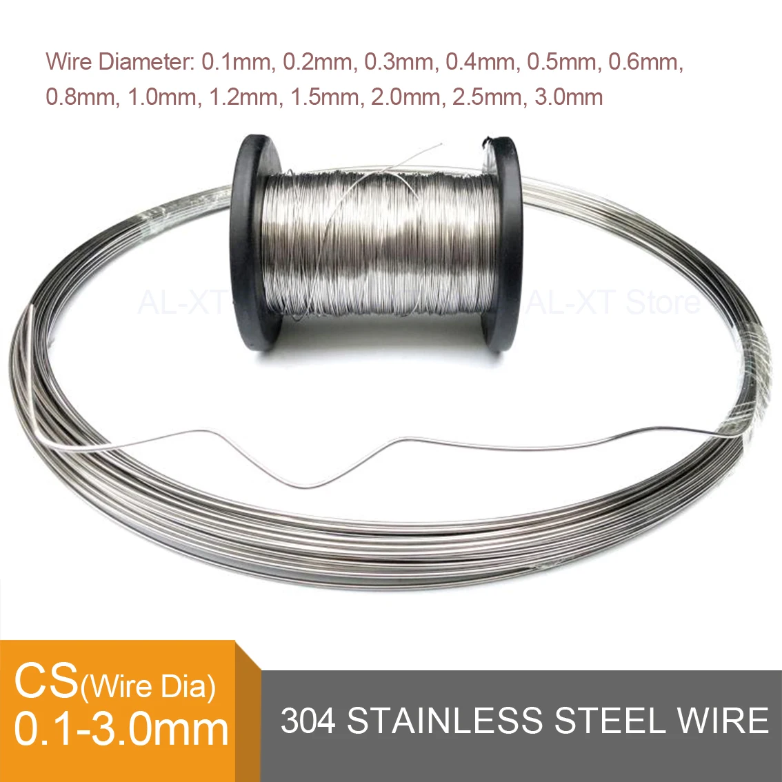 

Провод из нержавеющей стали 304 диаметром CS 0,1 0,2 0,3 0,4 0,5 0,6 0,8 1,0 1,2 2,0 2,5 3,0 мм Многоцелевой мягкий/жесткий одинарный яркий провод