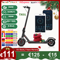 2025 JUICEASE TX01 Electric Scooter 350W Motor 36V 7.8Ah 25 KM Range 31KM/ 8.5 Inch Tires with APP Foldable Adult Kick EScooter