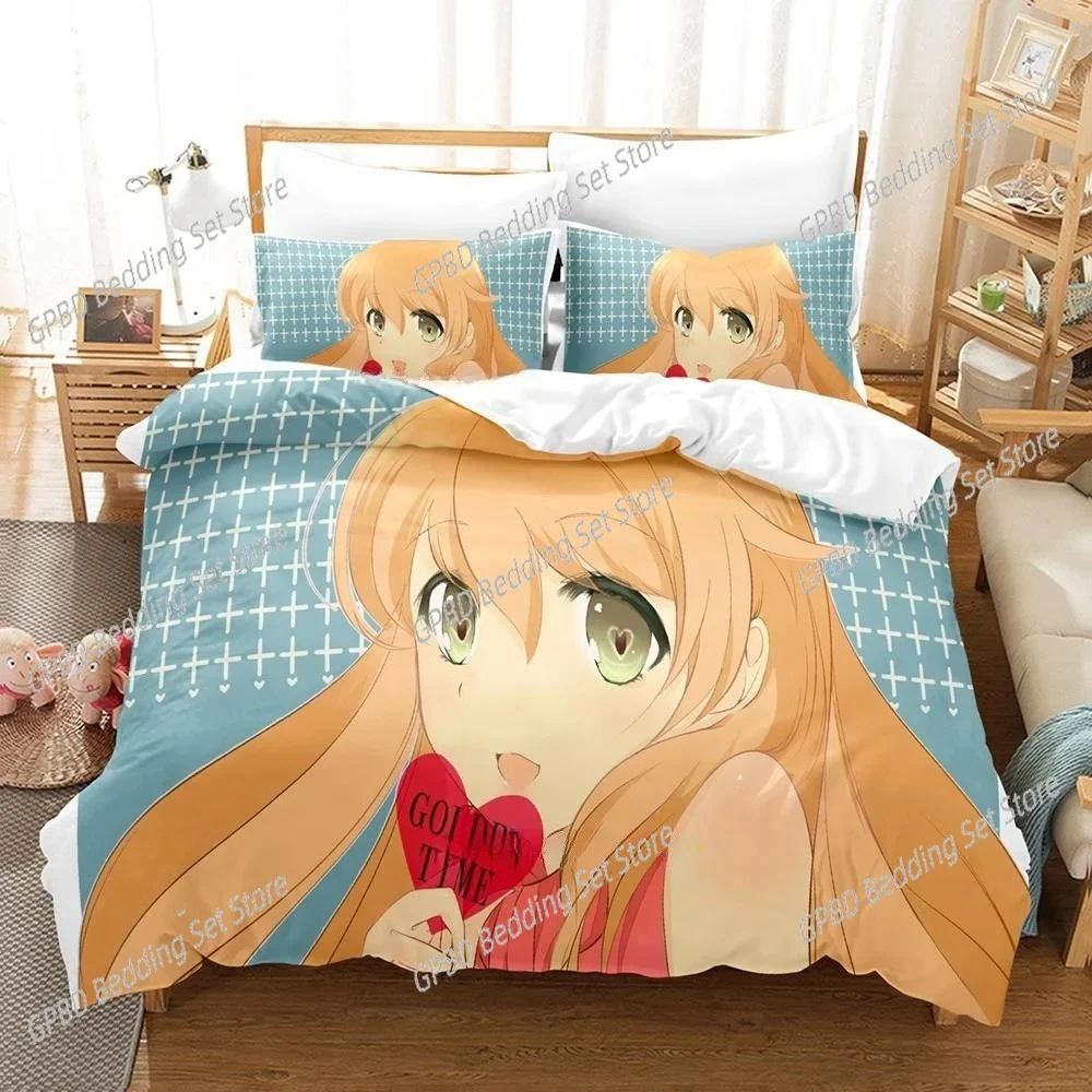 

Fashion Anime Golden Time 3D Bedding Set Duvet Cover Pillowcases Single Twin Full Queen King Size Home Decor Quilt Boys Gift