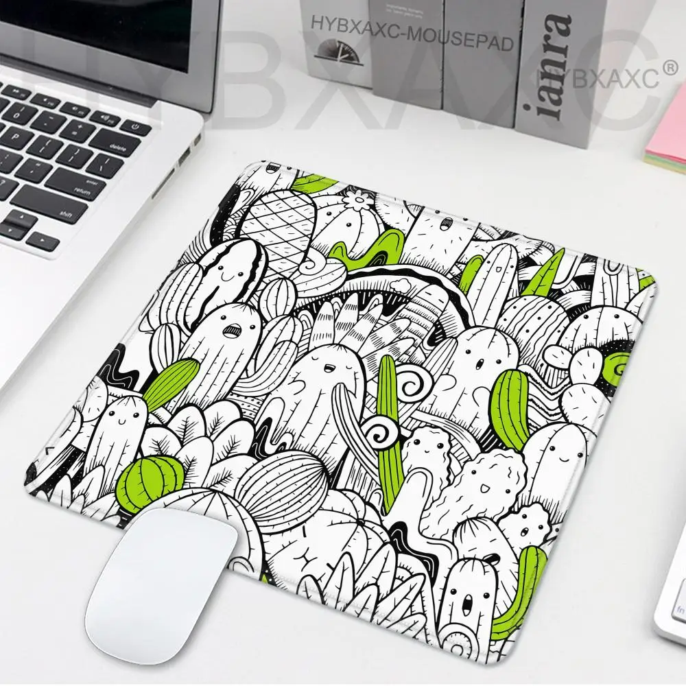 

Hand-Drawn Graffiti Style Cartoon Mouse Pad Small Mouse Pad Desk Desktop Computer Keyboard Wireless Boy Girl Gift for Play games